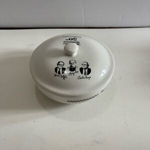 See's Candies Berkshire Hathaway 50th Anniversary Candy Jar w/Lid by Clay Design
